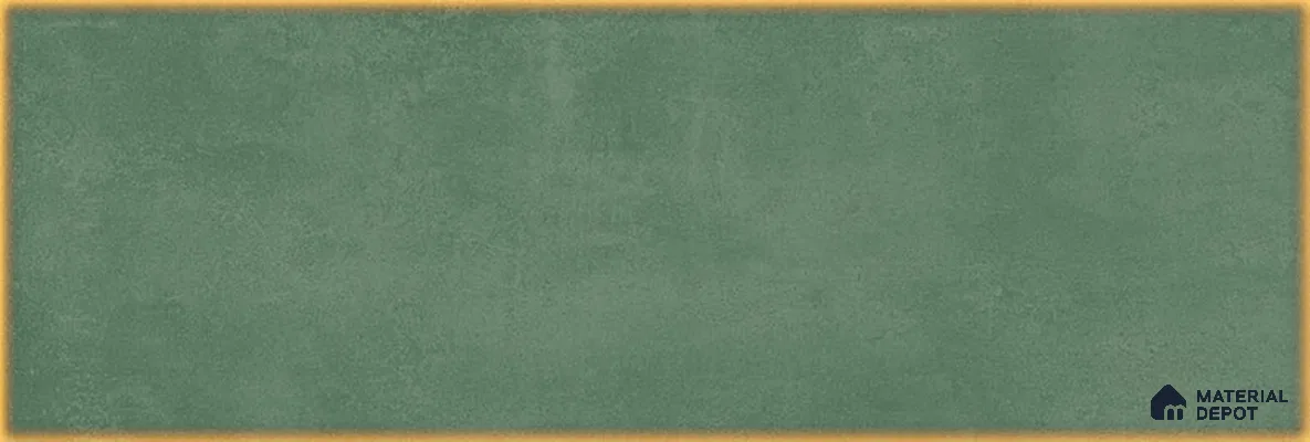 Subway Wall Tile TL 06429 L Mariner Tropical Green 12 x 4 inch Ceramic Glossy Finish - 8 mm  | Suitable for Accent / Feature Walls, Bathroom, Kitchen Wall & Backsplashes (Sample)